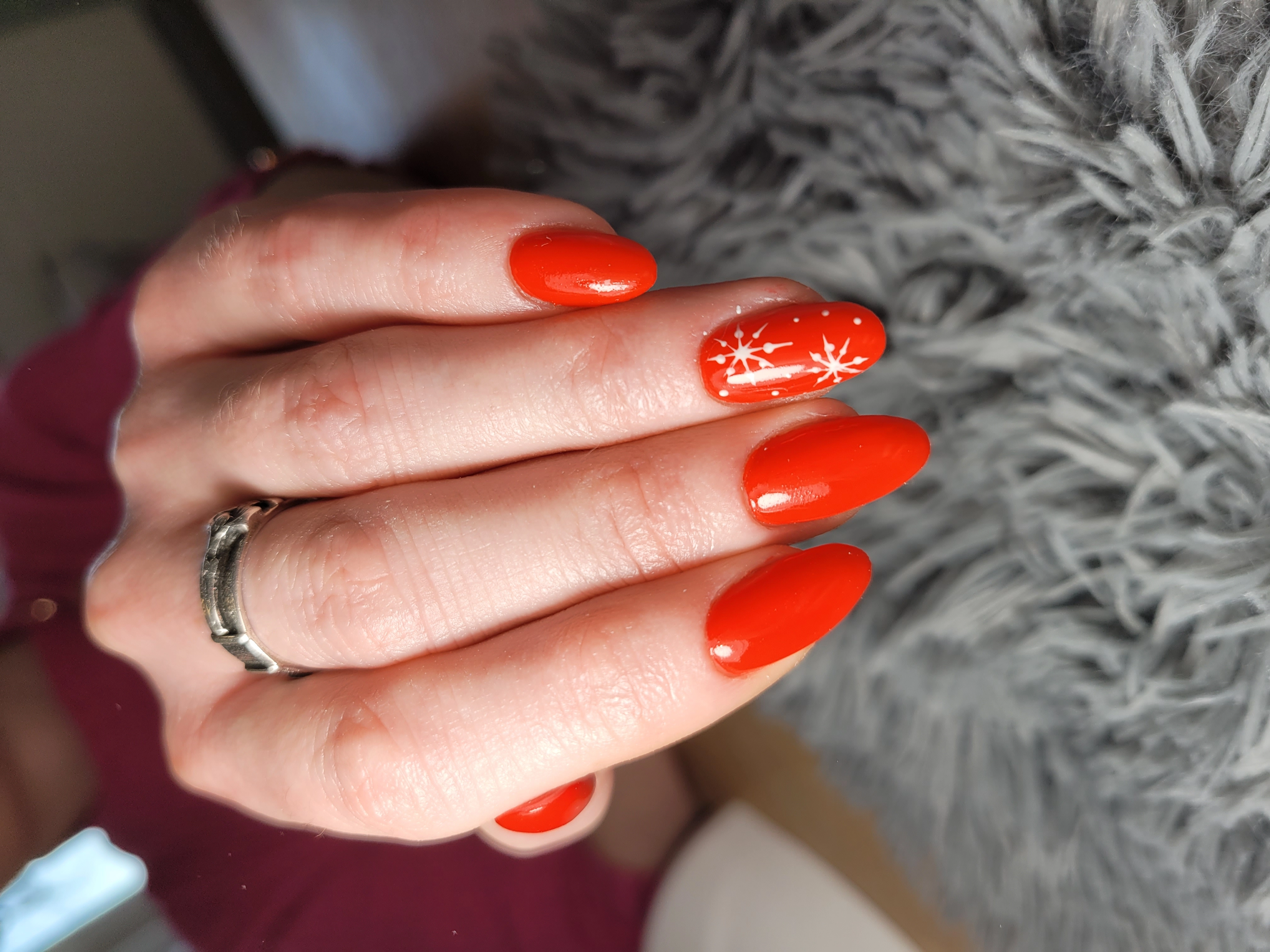 Żel na naturalnej płytce 